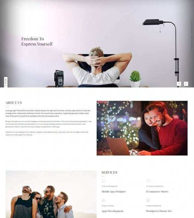 中小型互联网开发公司网站html模板 - 天能资源