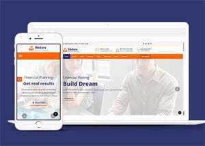 宽屏商业咨询类公司网站模板 - 天能资源