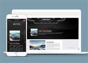 关于豪华品牌汽车类网站模板 - 天能资源