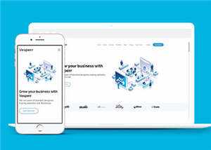 简约数字产品展示响应式网页模板下载 - 天能资源
