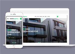房屋公寓置业公司响应式网页模板 - 天能资源