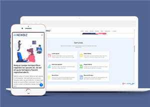 网络数字营销公司网页模板下载 - 天能资源