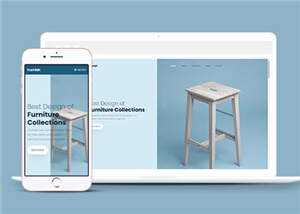 家居品牌公司响应式网页模板下载 - 天能资源