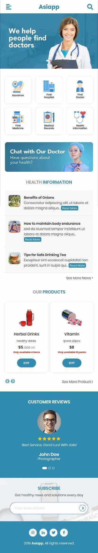 手机医疗电子商务网站wap移动端源码 - 天能资源