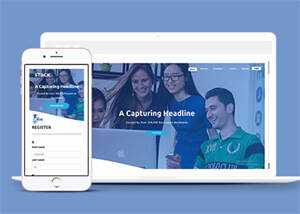 宽屏企业代理记账网站模板源码 - 天能资源