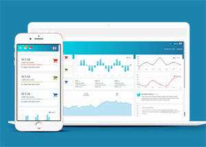 宽屏WOW后台管理网站模板下载 - 天能资源