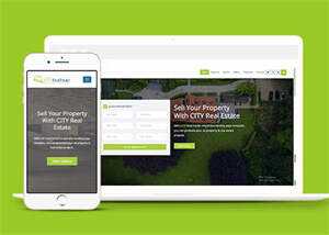 房地产销售中介网站模板源码下载 - 天能资源