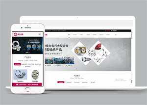 机械生产厂家类网站前端模板 - 天能资源