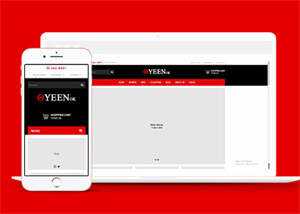 宽屏服装电子商务公司网站模板 - 天能资源