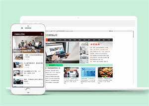 自媒体运营类网站前端模板下载 - 天能资源