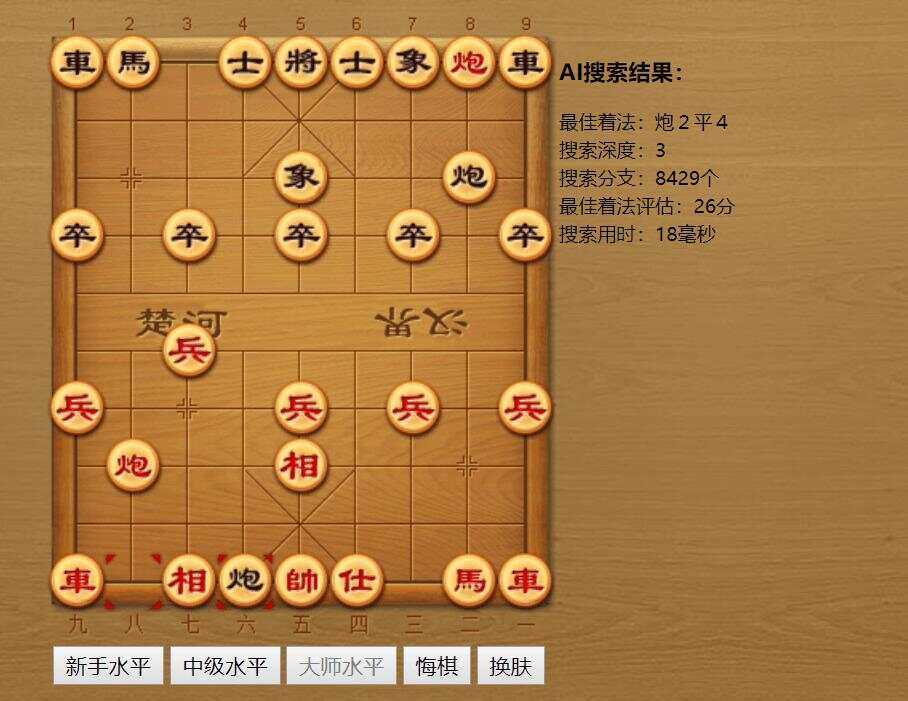 中国象棋AI在线对弈游戏源码 - 天能资源