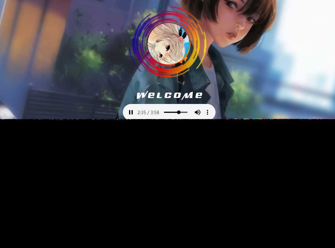 非常漂亮的一款html引导页导航网站旋转头像变幻背景单页源码 - 天能资源