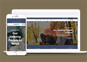 老年人养老保险HTML5网页模板下载 - 天能资源