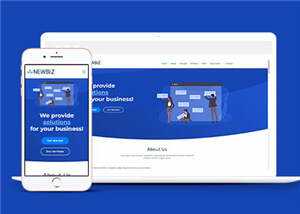 网络数字营销服务响应式网页模板 - 天能资源