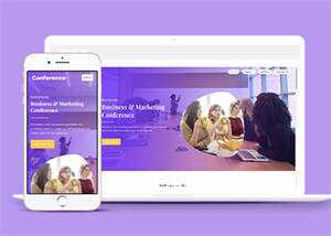 简洁项目路演活动类网站模板 - 天能资源