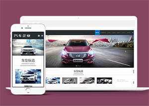 宽屏汽车销售类网站前端模板下载 - 天能资源