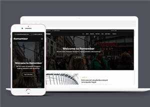 业务展示企业动态响应式网页模板下载 - 天能资源