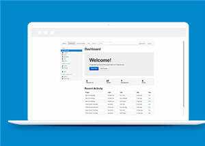 通用响应式Bootstrap后台源码模板下载 - 天能资源
