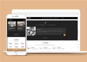 黑色装饰公司家居公司源码模板下载 - 天能资源