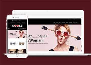 响应式眼镜网上商城HTML5模板 - 天能资源