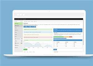 响应式后台源码通用管理模板下载 - 天能资源