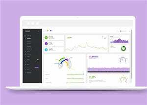 响应式简约后台管理源码模板下载 - 天能资源