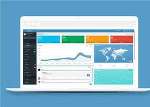 响应式简洁Bootstrap3后台源码模板下载 - 天能资源