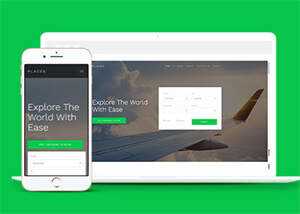 宽屏酒店客房在线预定CSS3模板 - 天能资源