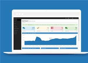 简约后台管理界面源码模板下载 - 天能资源