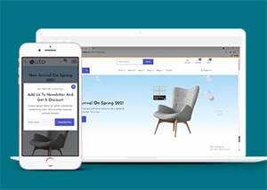 宽屏欧式家具电子商务网站模板 - 天能资源
