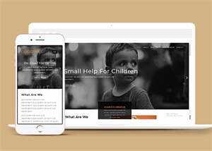 简洁公益组织网站模板下载 - 天能资源