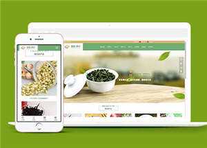 简洁茶叶制作源码模板下载 - 天能资源