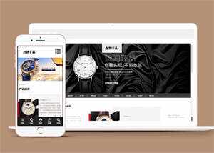响应式高端名贵手表网站前端模板 - 天能资源