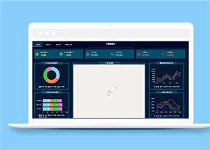 炫酷医院门诊大数据展示源码模板下载 - 天能资源
