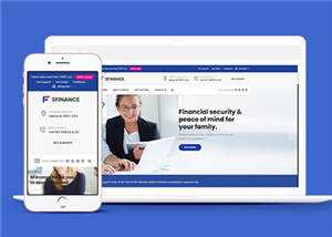 响应式理财产品公司HTML网页模板下载 - 天能资源