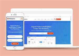 宽屏插件交易网站HTML5模板 - 天能资源