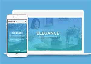 简洁服务展示动态公司响应式网页模板下载 - 天能资源