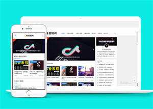 抖音培训教材类网站前端模板 - 天能资源