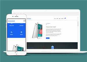 宽屏创意产品动态展示响应式网站模板下载 - 天能资源