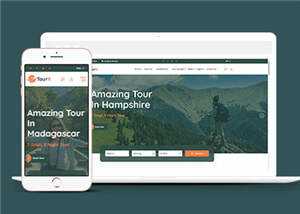 旅游套餐服务网站HTML5源码模板 - 天能资源