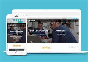 服务团队培训类公司网站模板 - 天能资源