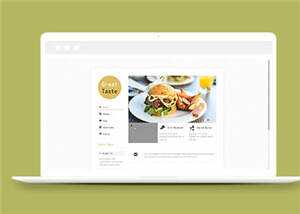 简洁快餐店源码模板下载 - 天能资源