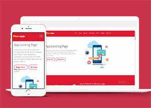 响应式手机购物APP网站模板下载 - 天能资源