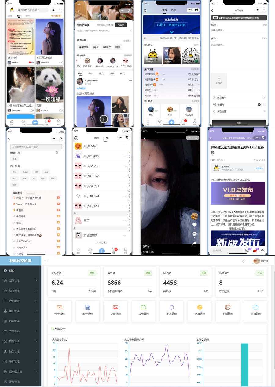 独立版社交论坛前端微信小程序源码问答发帖BBSphp源码 - 天能资源