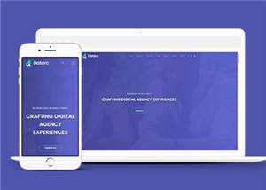 简洁数字信息产品代理响应式网页模板下载 - 天能资源
