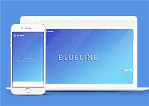 宽屏在线信息展示响应式网页模板下载 - 天能资源