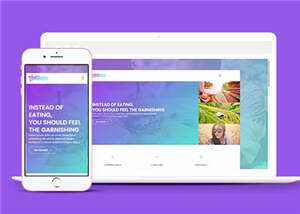 简洁项目产品说明响应式网页模板下载 - 天能资源