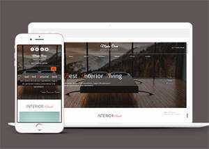 房屋装饰类公司网站模板下载 - 天能资源