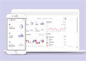 业务销售统计管理网站模板下载 - 天能资源