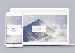 响应式轻量级图片相册HTML模板 - 天能资源